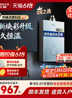 【小精钢TCS5】AO史密斯佳尼特耐用恒温安静燃气热水器TCA1/PC0
