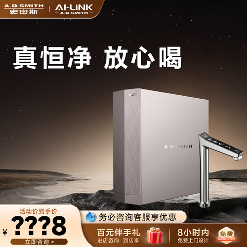 AO门店在售净水机净化加热净水器