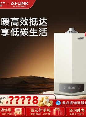 【门店在售】AO史密斯燃气壁挂炉天然气家用采暖冷凝锅炉E10系列