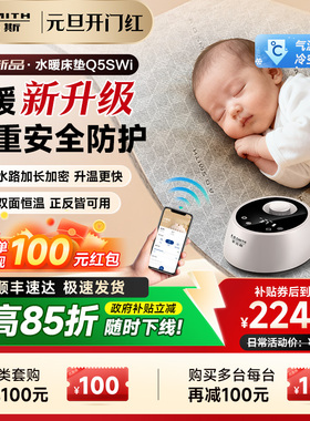 【新升级】AO史密斯双人恒温水暖床垫水暖毯安全智能电热毯Q5SWi