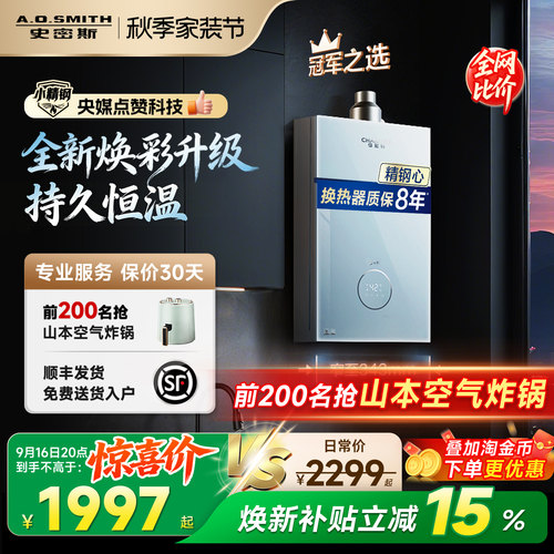 AO史密斯小精钢热水器TCS5/TCA1