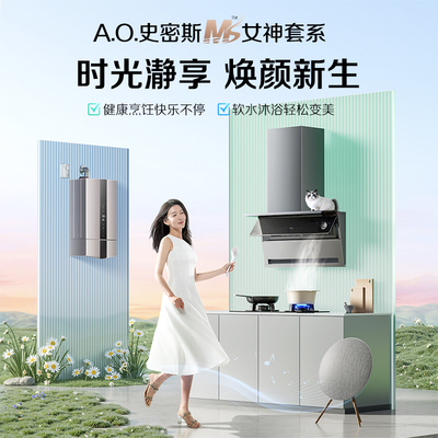 【MS系列女神套系】A.O.史密斯烟机燃气热水器套装RSCD+S5TWi