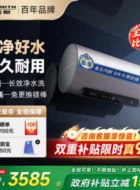 AO史密斯金圭银河电热水器60/80/100升ED8免换镁棒免清洗以旧换新