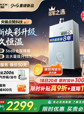 【小精钢TCS5/TJS5】AO史密斯佳尼特耐用恒温燃气热水器TCA1安静