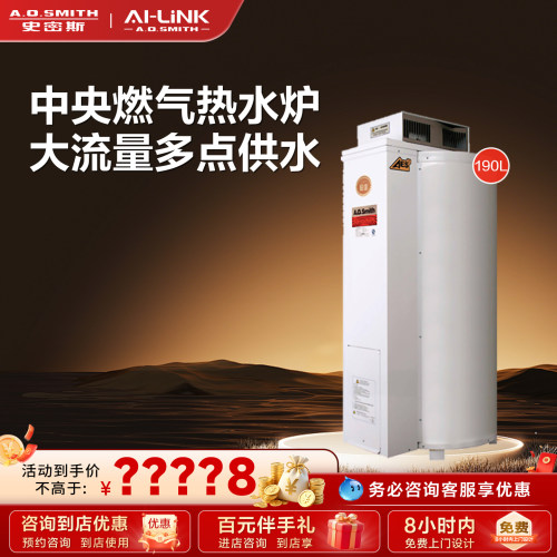 A.O.史密斯燃气家庭中央热水炉