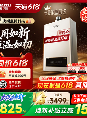 【全能爆款】AO史密斯小精钢燃气热水器13/16升EC3恒温EC5/EJ5Wi