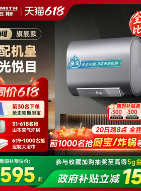 国补AO史密斯佳尼特电热水器60/80升HTDPRO纤薄双胆阻垢免换镁棒