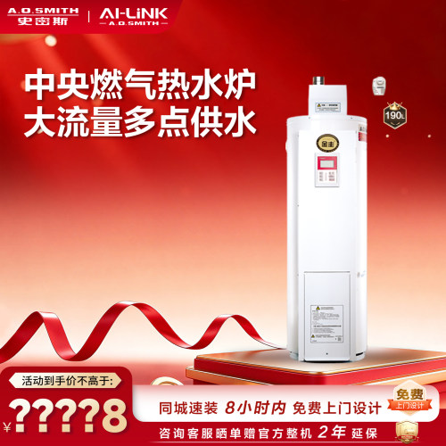 A.O.史密斯燃气家庭中央热水炉