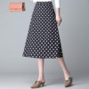 [ 2019 New Spring]fashion Korean Edition Wave design Simplicity commute grace Versatile skirt