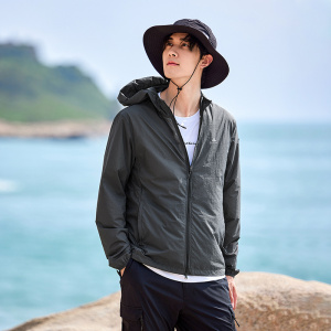 拓路者男户外防晒衣轻薄防紫外线皮肤衣透气百搭运动原纱防晒服