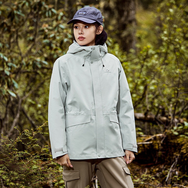 拓路者秋季户外抓绒内胆三合一冲锋衣女2025新款防风防水登山外套