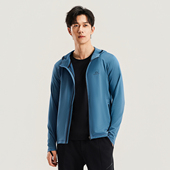 新款 拓路者快干连帽薄款 加绒男25年秋季 户外运动弹力针织链接外套