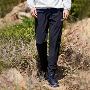 户外百搭休闲运动裸感长裤 拓路者夏季 速干透气凉感裤 男薄款 新款