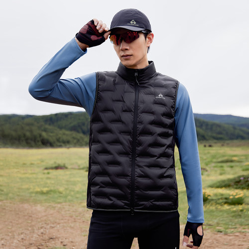 拓路者男春秋轻薄立领保暖马甲