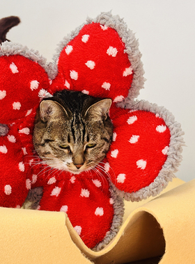 怪奇物语COS食人花 猫狗毛茸茸头套demogorgon菊花怪伊丽莎白头套