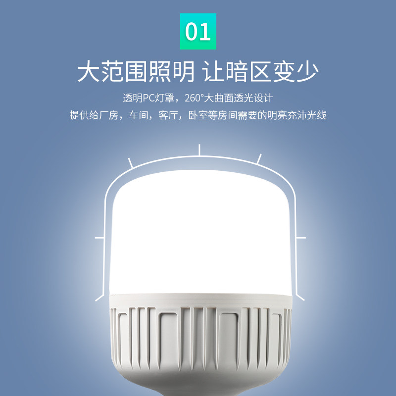 节能灯泡led照明家用电超亮螺口e27小球泡白光防水大功率
