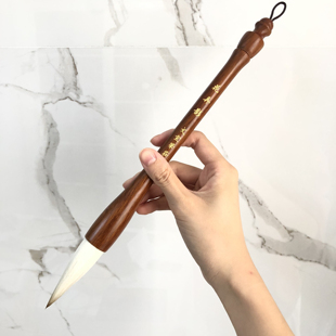 【花弄影】斗笔兼毫毛笔 大字 对联 福字 国画 书法适用 文宣笔庄