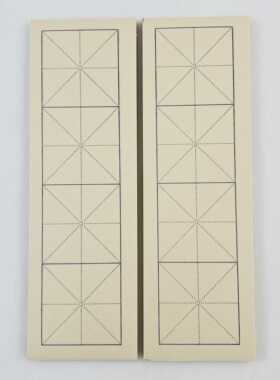 【加厚7.5cm米字格宣纸】初学练习纸 半生熟 文房四包 2包200张