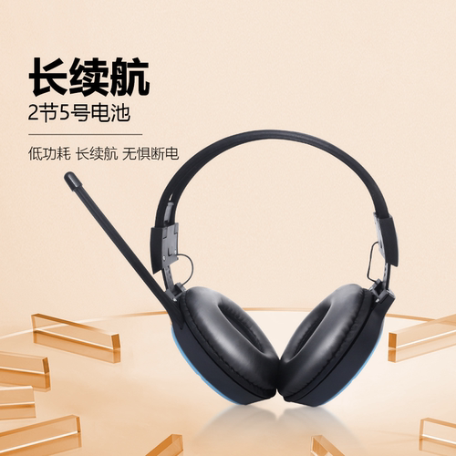 宝升专业四六级英语听力考试耳机调频fm头戴护耳式耳机