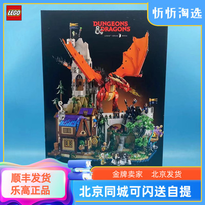 乐高积木玩具龙与地下城红龙传说