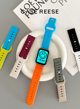 运动硅胶适用小米手环8pro表带红米watch4手表color2腕带s3新款s4