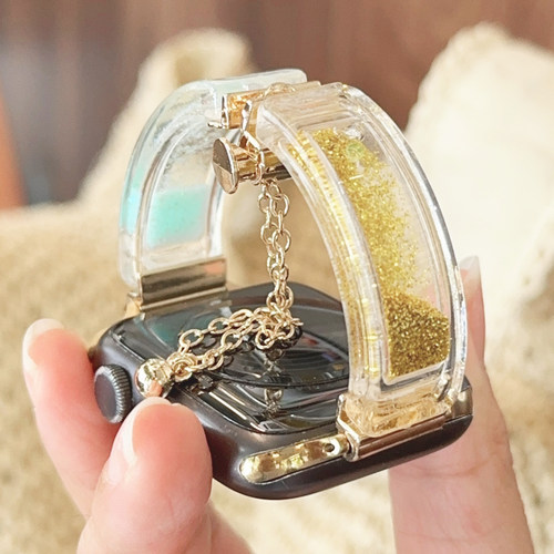 流沙金属链条新款GT5表带