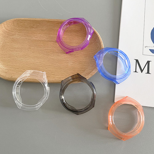 半包透明软壳保护壳纯色