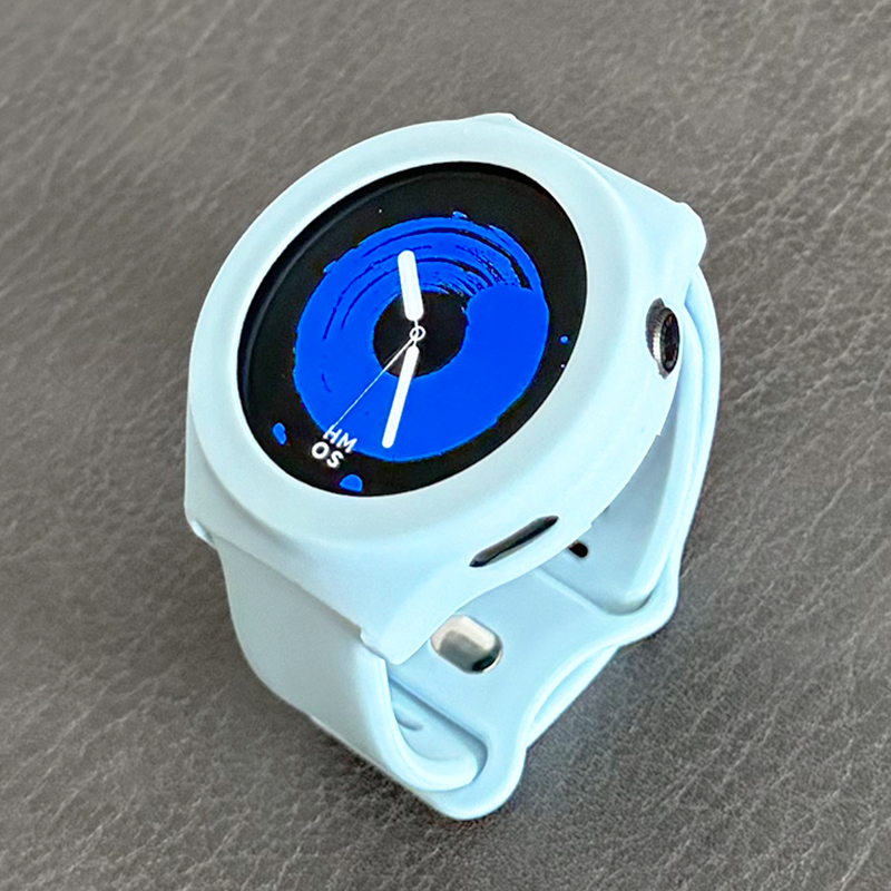 运动硅胶拼色保护壳适用华为Watch4 pro手表表带软壳新款小众纯色