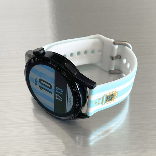 硅胶足球运动GT适用gt6华为GT3手表watch4pro表带小米10pro苹果11