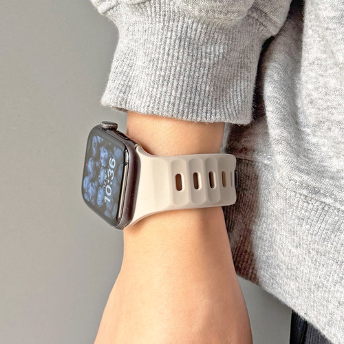 不规则斜纹硅胶适用手表iwatch