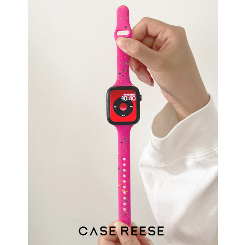 彩点硅胶小蛮腰适用iwatch表带