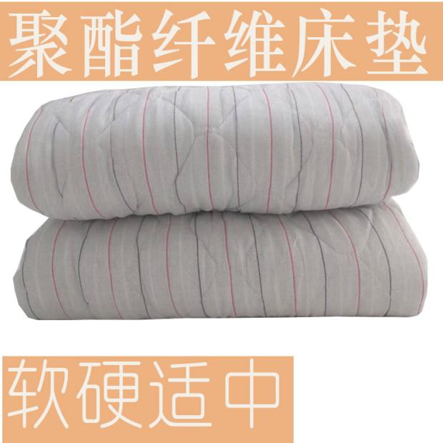 冬季软垫双人卧室榻榻米床垫垫被单人学生垫子聚酯纤维床垫软硬适