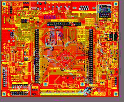 STM32F407ZET6开发板PCB文件电路图 源文件 AD文件 含原理图和PCB