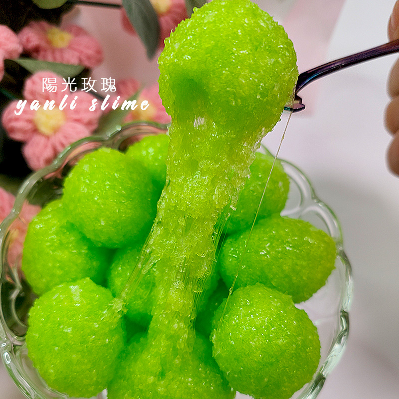 言离手作彩色黏土声控泥史莱姆