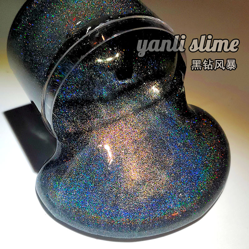 水晶泥镭射网红水晶泥