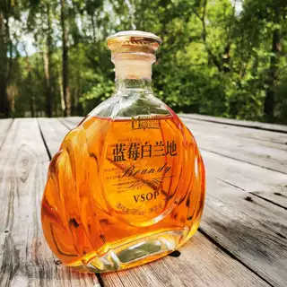 蜜司令野生蓝莓白兰地38度包装礼盒口味自然发酵700ml包邮