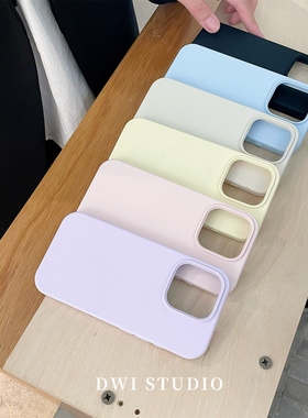 DWI STUDIO简约纯色全包相机按键一体磁吸液态硅胶手机壳17promax/14适用苹果15pro/15promax/13iPhone16内磁