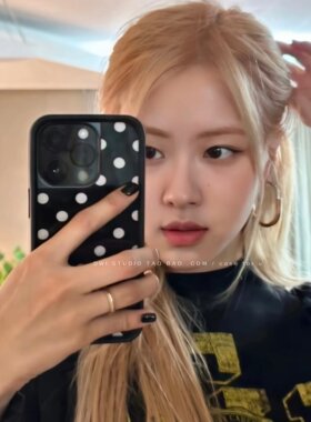 韩国明星朴彩英rose同款手机壳
