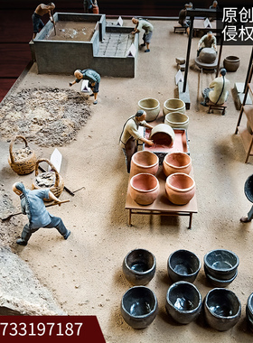 泥塑微缩人物模型仿真沙盘定制