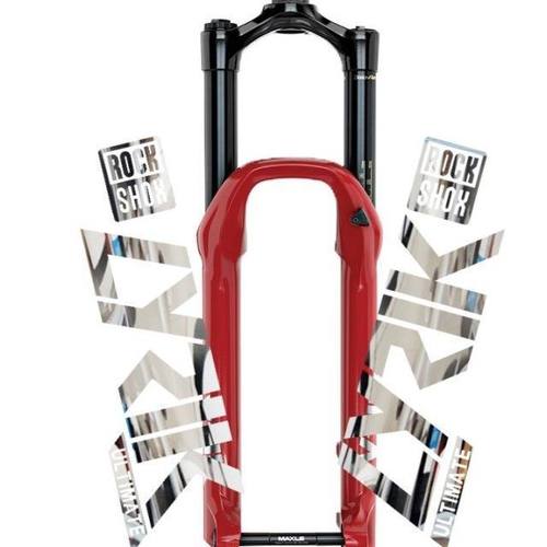 2020款rockshox lyrik前叉贴纸山地车防水前叉贴自行车装饰透明底