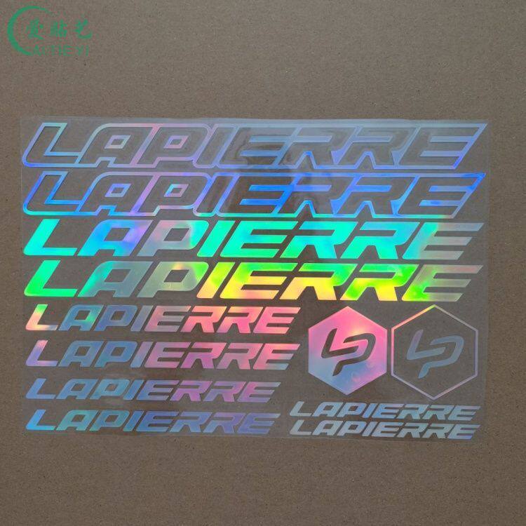 LAPIERRE 拉皮儿自行车贴纸山地公路车车架反光贴花装饰diy贴纸