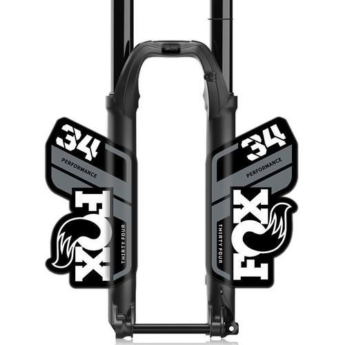 新款2021 fox 34performance前叉贴山地车前叉贴纸单车改色贴防水