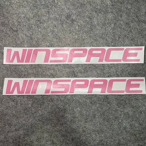 银贝斯winspace自行车公路车侧标覆盖logo贴纸可定制