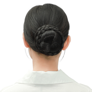 新娘OL假发包仿真新品 娇滴滴假发盘发包 女生复古花苞头假发发髻