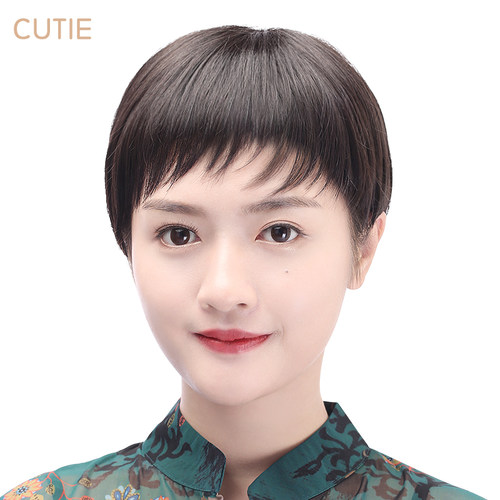 娇滴滴中老年假发头套