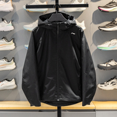 李宁女子运动风衣2026春新款 健身防泼水防风防晒宽松外套AFDW102