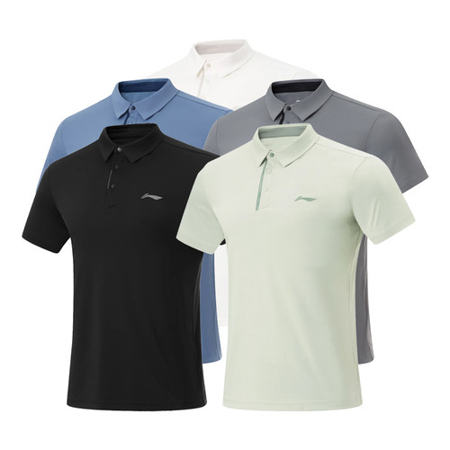 Lining/李宁健身系列短袖POLO衫