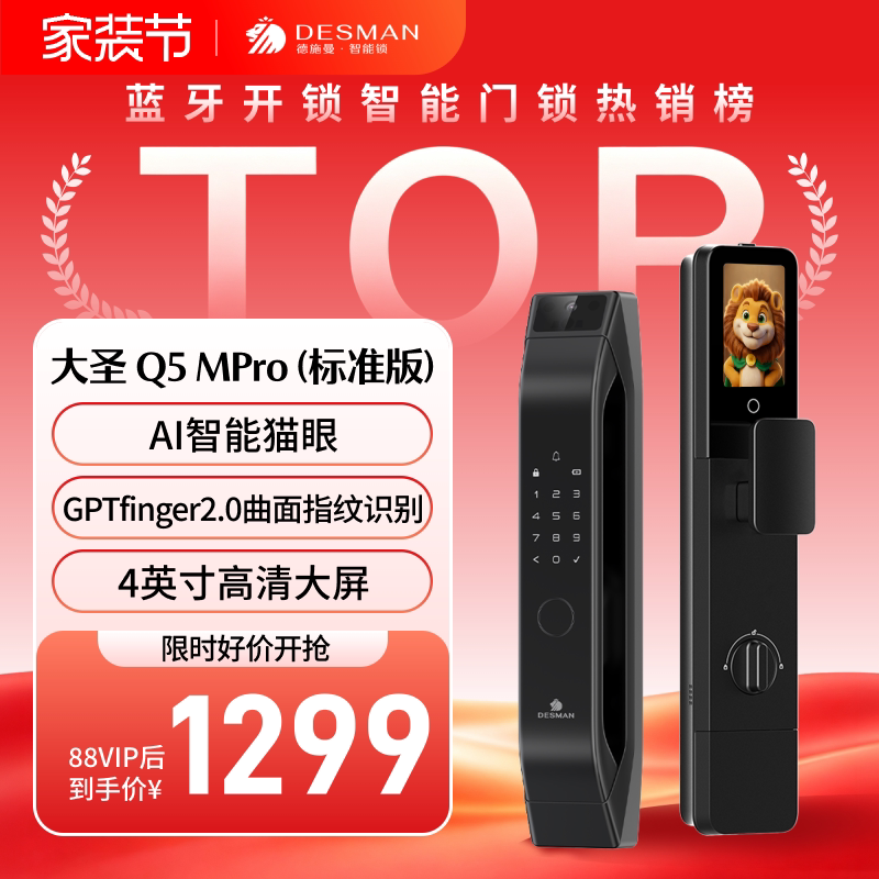 Q5MPro标准版智能锁德施曼图片