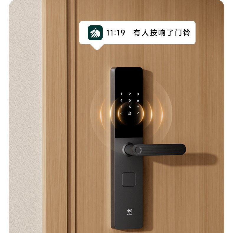 德施曼龙霆T5W AI指纹锁2025新款智能锁家用防盗门密码入户电子锁