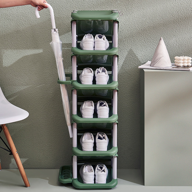 简易鞋架多层塑料家用门口小型窄鞋柜置物架省空间放鞋子收纳神器|msdalam kategori perabot kediaman, kabinet, kotak kasut - dari Buy2taobao.com untuk memberikan perkhidmatan ejen Taobao profesional membeli